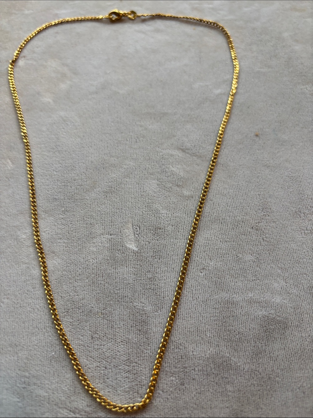 Elegant Gold Curb Chain Necklace for Women